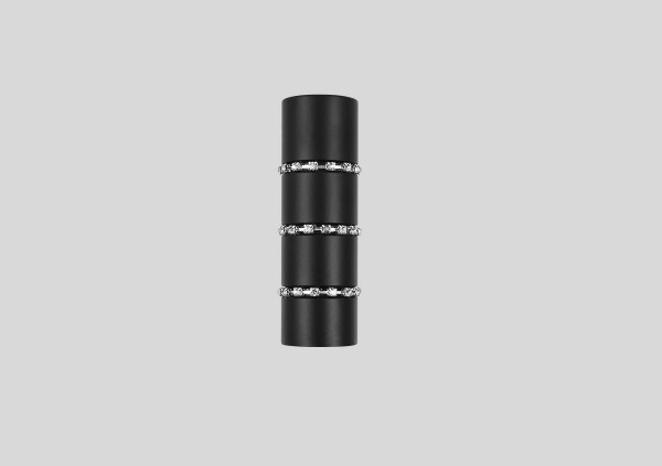 наконечник Сириус  черный матовый Ø 16/19. 
1 шт. в упаковке (пакет усиленный+ярлык+штрих-код)