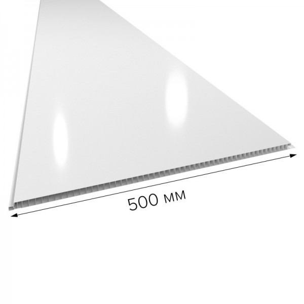 Белый лак 500*2700(3000)мм