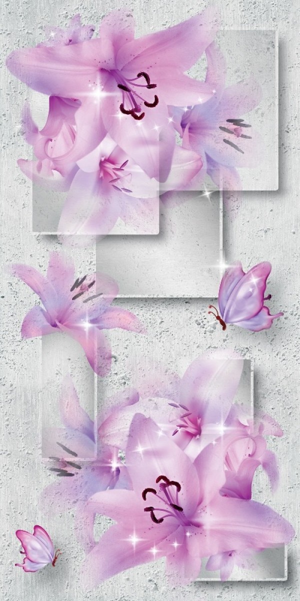 Арт бетон 21Т016 узор  2600*250мм