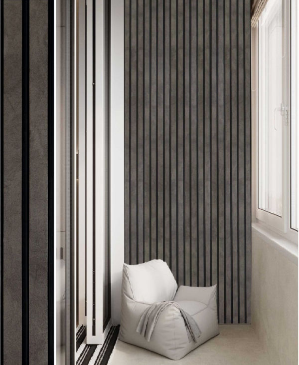 Бетон лофт тёмный