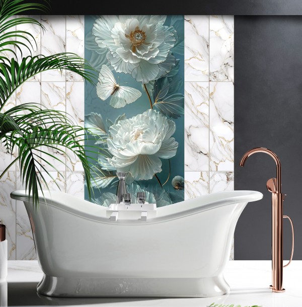 Цветочное кружево 1 (из 4 панелей)